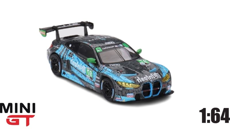  Mô hình xe ô tô BMW M4 GT3 #97 Turner Motorsport IMSA 2023 Laguna Seca GTD 2nd Place tỉ lệ 1:64 MiniGT MGT00647 