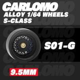  Phụ kiện độ bánh cho xe mô hình Carlomo Wheels S-Class kích thước 9,5mm bằng kim loại tỉ lệ 1:64 Carlomo S0 