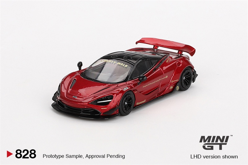  Mô hình xe McLaren 720S LB★Works Gem Red bản card tỉ lệ 1:64 MiniGT MGT00828 
