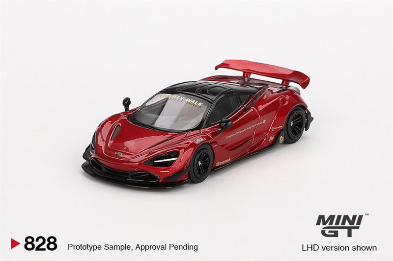  Mô hình xe McLaren 720S LB★Works Gem Red bản card tỉ lệ 1:64 MiniGT MGT00828 