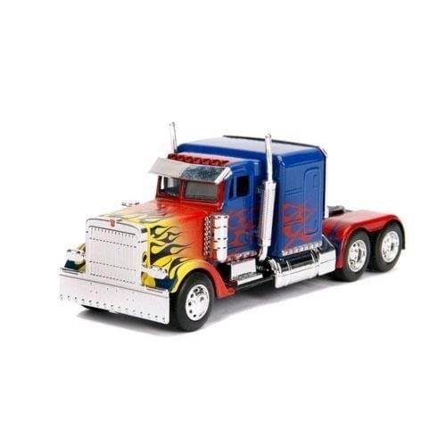  Mô hình xe Peterbilt 379 Optimus Prime T1 Hollywood Rides tỉ lệ 1:32 JADA TOYS 24078B 
