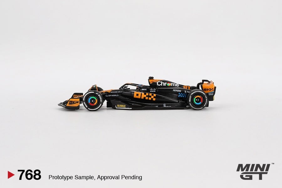  Mô hình xe McLaren MCL60 #81 Oscar Piastri 2023 F1 2023 Japanese GP 3rd Place tỉ lệ 1:64 MiniGT MGT00768-CH 