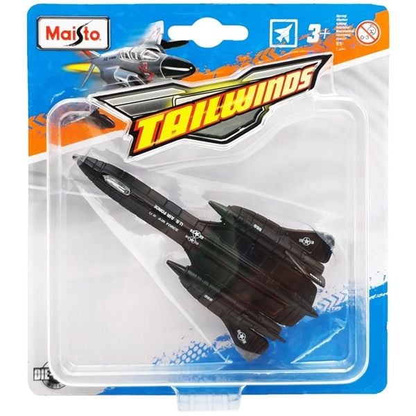  Mô hình máy bay #0061 SR-71 Blackbird - Dull Black maisto 12 cm 14106 MB12007 