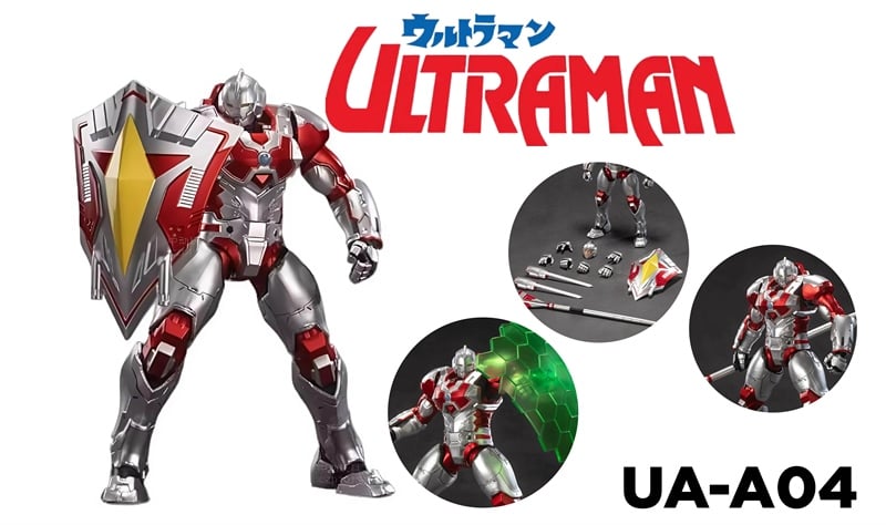  Mô hình nhân vật siêu nhân điện quang Ultra Man Jack SHF tỉ lệ 18CM ZD Toys FG305 