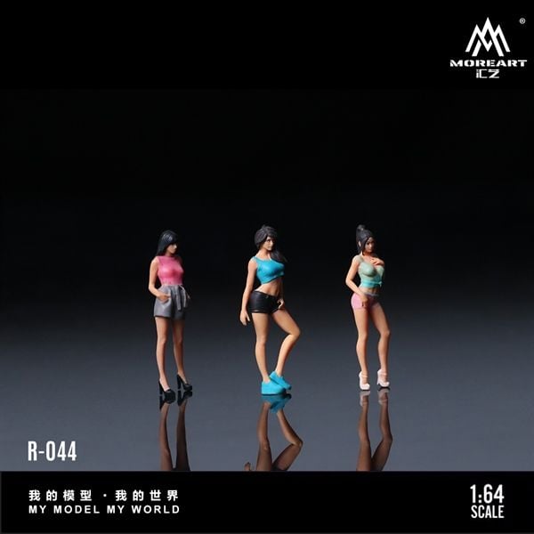  Mô hình nhân vật 3 figure Beautiful Girl tỉ lệ 1:64 More Art MO223044 