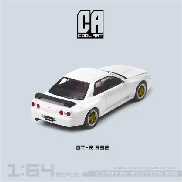  Mô hình xe Nissan Skyline GTR R32 không có máy đi kèm tỉ lệ 1:64 Cool.art CAR34WH 