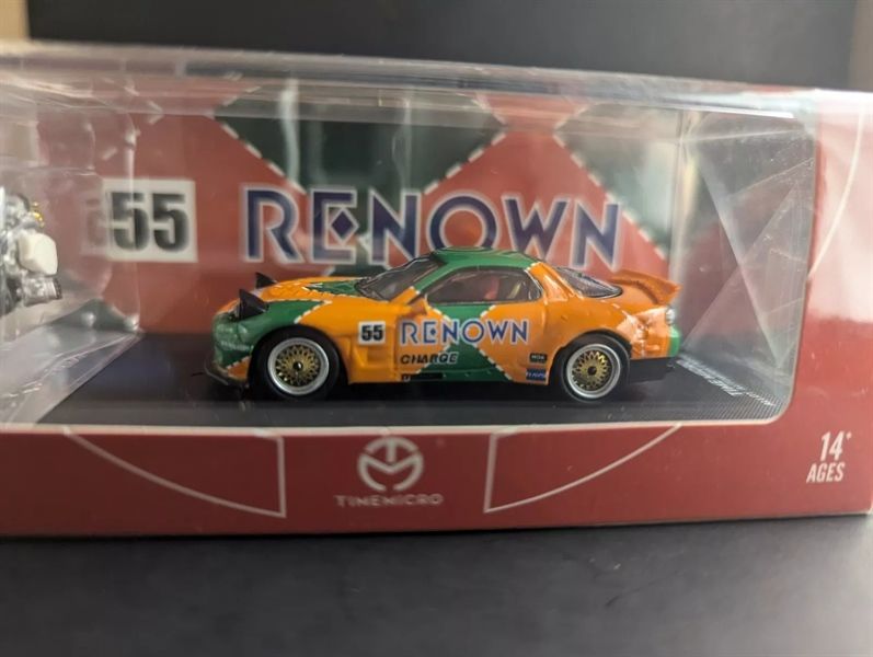  Mô hình xe Mazda RX-7 FD - Time Micro 1/64 - Renown #55 tỉ lệ 1/64 TM641115 