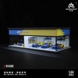  Hộp trưng bày mô phỏng Garage SPOON có đèn - mica bảo vệ tỉ lệ 1:64 MoreArt MO914509 