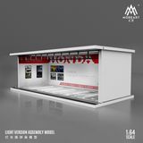  Hộp trưng bày mica mô phỏng showroom Honda - có đèn kích thước 30x13.3x10cm tỉ lệ 1:64 MoreArt MO914031 