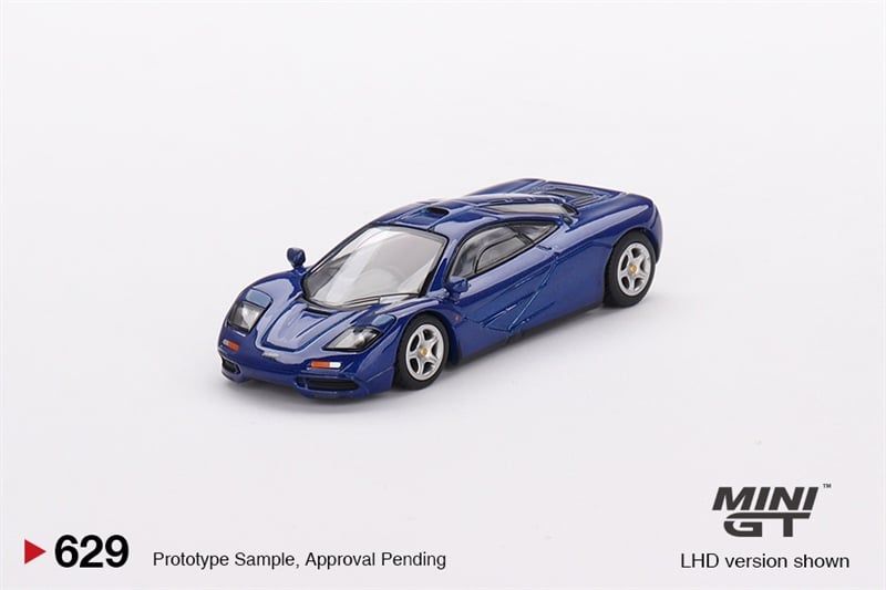  Mô hình xe ô tô McLaren F1 Cobalt Blue bản card tỉ lệ 1:64 MiniGT MGT00629-MJ 