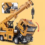  Mô hình xe cần cẩu sắt có đèn và âm thanh bằng hợp kim tỉ lệ 1:50 Jiaye model VB50113 OT280 