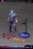  Mô hình nhân vật Marvel Iron man người sắt Iron Patriot 1.0 - Iron man 3 có đèn SHF tỉ lệ 1:10 18CM ZD Toys FG265 