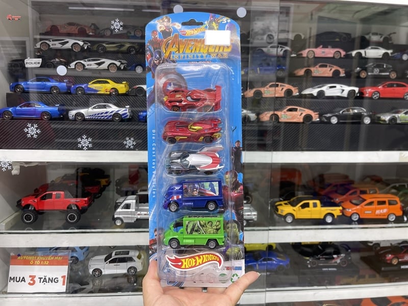  Vỉ xe mô hình đồ chơi tỉ lệ 1:64 VX001 