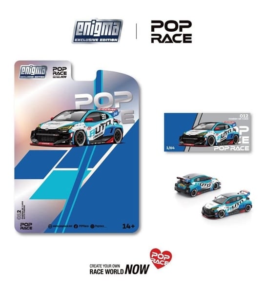  Mô hình xe PANDEM GR YARIS - AUTO FINESSE tỉ lệ 1:64 PopRace x Enigma PRE012 