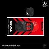  Mô hình xe Mazda MX5-ADVAN có mui tháo rời tỉ lệ 1:64 Time Micro TM646911 