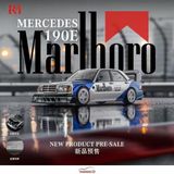  Mô hình xe Mercedes-Benz 190E W201, HWA concept modification version tỉ lệ 1:64 Rhino Model OT64260 