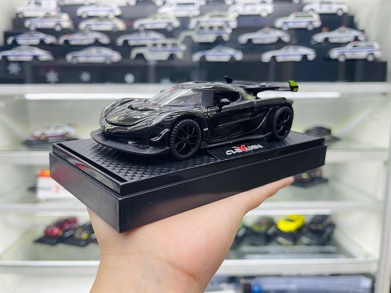  Mô hình xe Koenigsegg Jesko full open có đèn âm thanh tỉ lệ 1:32 Alloy model OT32044 