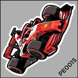  Sticker PET in chuyển nhiệt - hình ủi lên vải - nón - áo - quần series Gumball 3000 Autono1 PE001 