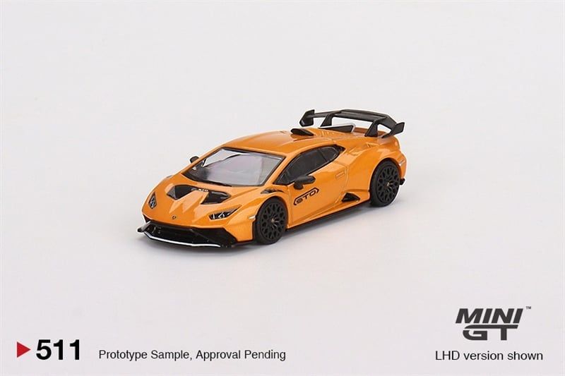  Mô hình xe Lamborghini Huracán STO Arancio Borealis tỉ lệ 1:64 MiniGT MGT00511 