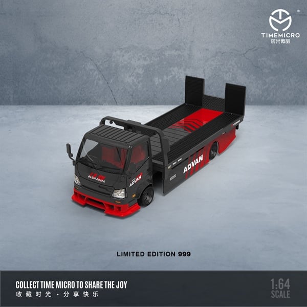  Mô hình xe tải cứu hộ H300 ADVAN có bàn trượt tỉ lệ 1:64 Time micro TM647202 