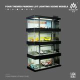  Hộp trưng bày mô phỏng hầm đỗ xe có đèn, mica, kèm dây đèn, D tỉ lệ 1:64 MoreArt MO960116 