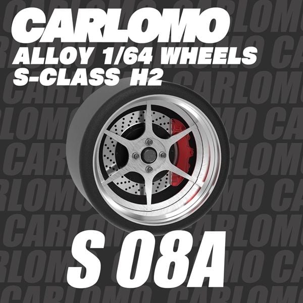  Phụ kiện độ bánh cho xe mô hình Carlomo Wheels S-Class kích thước 9,5mm bằng kim loại tỉ lệ 1:64 Carlomo S0 