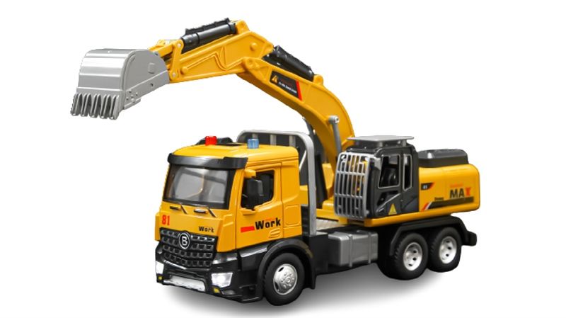  Mô hình xe máy xúc công trình tỉ lệ 1:24 Metal DieCast OT297 