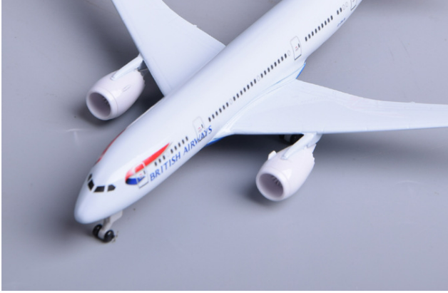  Mô hình máy bay Anh Quốc British Airways Boeing B787 có bánh xe 20cm MB20066 