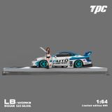  Mô hình xe Nissan S15 Auto Finesse Right Handle Liberty Walk LBWK blue tỉ lệ 1:64 TPC model TPC646010 