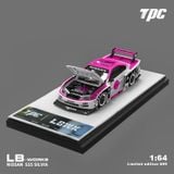  Mô hình xe Nissan S15 #781 Nissan LB-Super Silhouette S15 SILVIA Auto Finesse SEMA 2023 pink tỉ lệ 1:64 TPC model TPC646009 