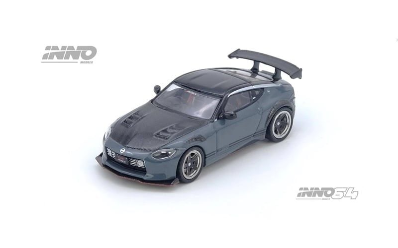  Mô hình xe TOP SECRET FAIRLADY Z (RX34) Stealth Gray tỉ lệ 1:64 Inno64 IN64-Z34TS-SG 