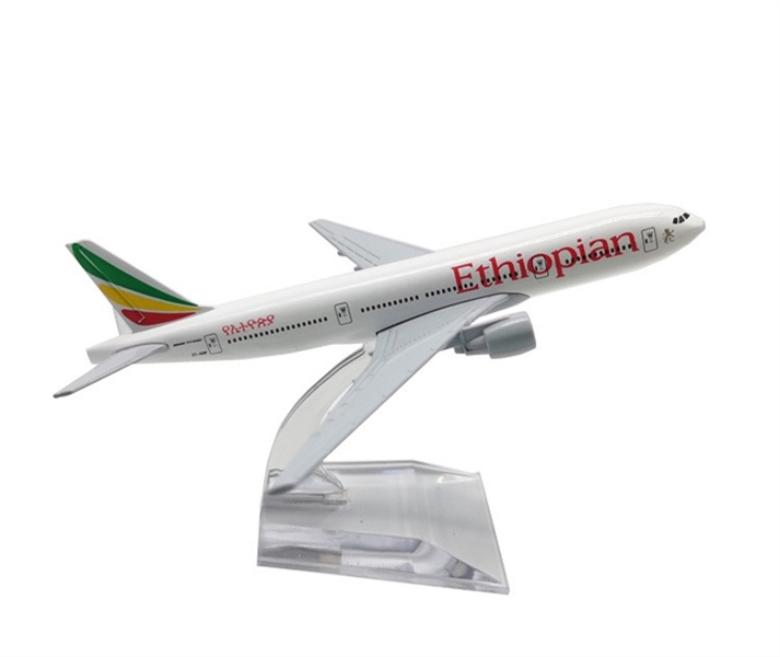 Mô hình máy bay Ethiobian Boeing B777-200LR 16cm MB16086 
