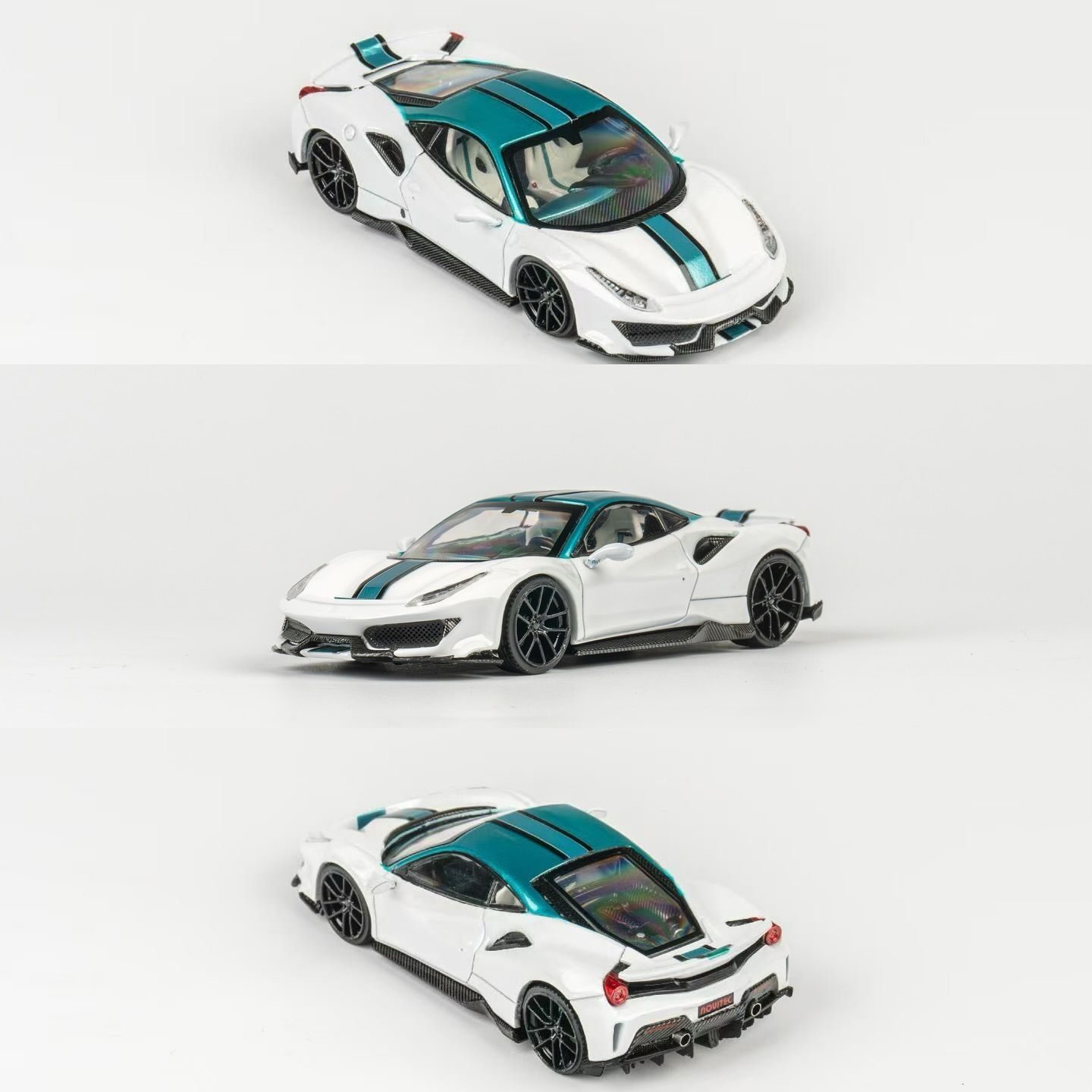  Mô hình xe Ferrari Novitec 488 Pista tỉ lệ 1:64 DCM OT64115 