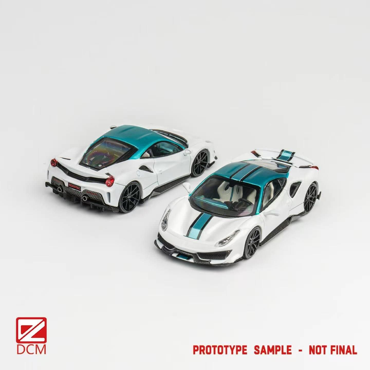  Mô hình xe Ferrari Novitec 488 Pista tỉ lệ 1:64 DCM OT64115 