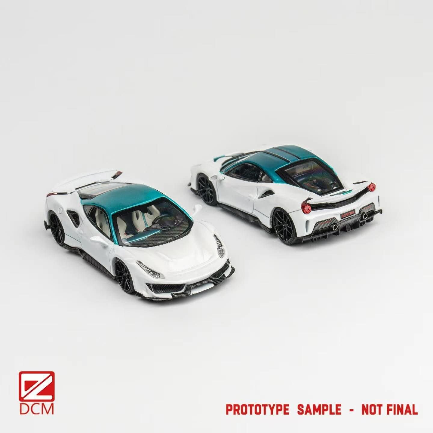  Mô hình xe Ferrari Novitec 488 Pista tỉ lệ 1:64 DCM OT64115 
