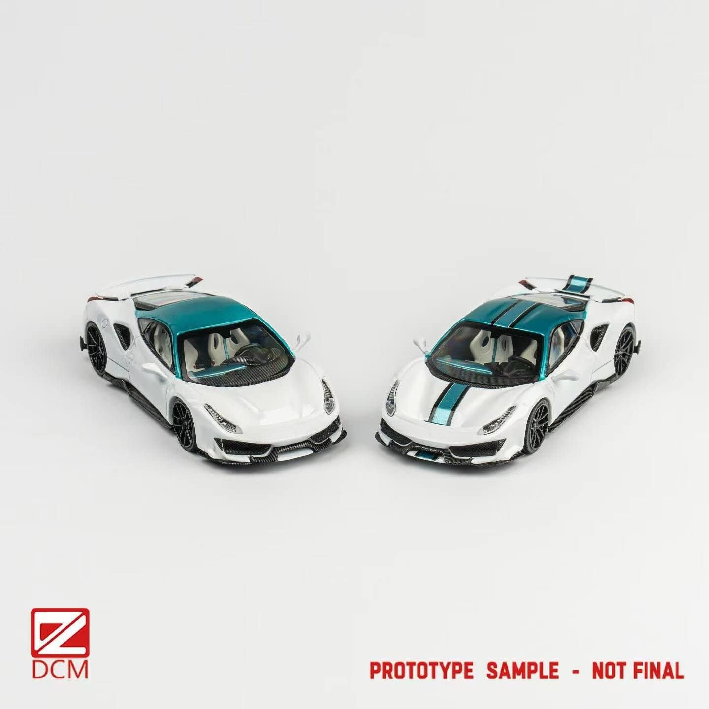  Mô hình xe Ferrari Novitec 488 Pista tỉ lệ 1:64 DCM OT64115 