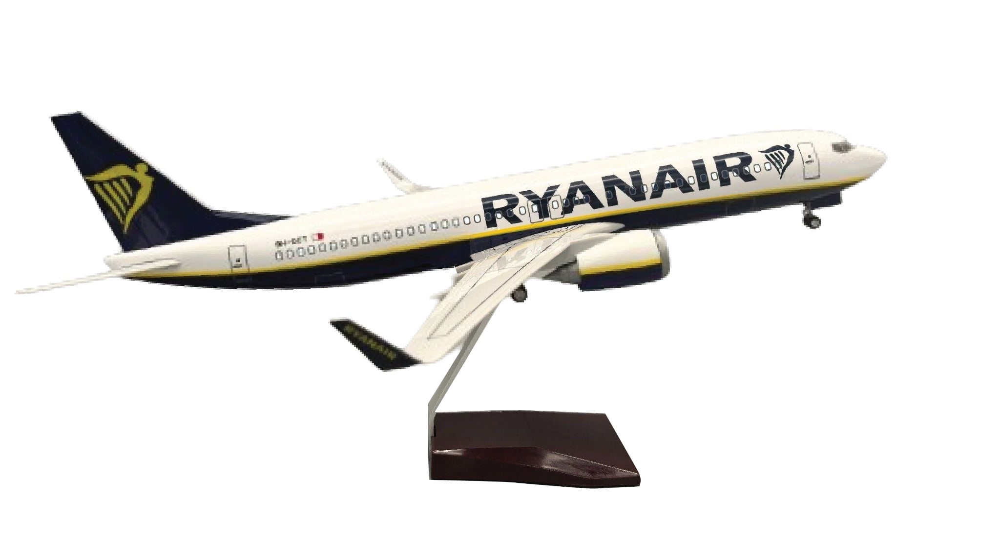  Mô hình máy bay Ryanair Airlines Boeing B737-800 47cm 1:130 có đèn led tự động theo tiếng vỗ tay hoặc chạm MB47076 