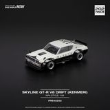  Mô hình xe Nissan Skyline GT-R V8 drift (Kenmeri) tỉ lệ 1:64 Poprace PR640252 
