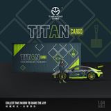  Mô hình xe Porsche 992 GT3 RS custom TITAN CARGO limited edition 999pcs tỉ lệ 1:64 Time micro TM644639 