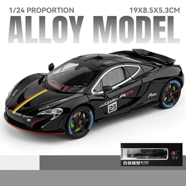  Mô hình xe Mclaren P1 Racing full open full kính đánh lái được tỉ lệ 1:24 Chezhi CZ241411 