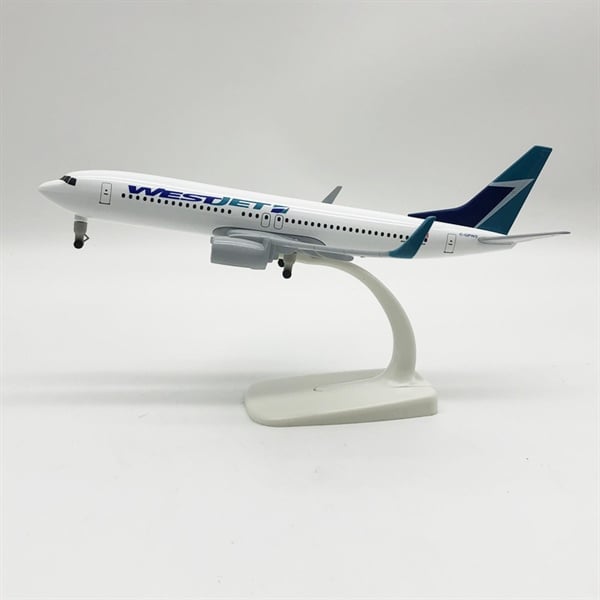  Mô hình máy bay WestJet Boeing B737 có bánh xe 20cm MB20067 