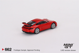  Mô hình xe Porsche 911 (992) GT3 Guards Red bản card tỉ lệ 1:64 Mini GT MGT00662 