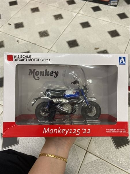  Mô hình xe Honda Monkey 125cc 1:12 Aoshima 7979 