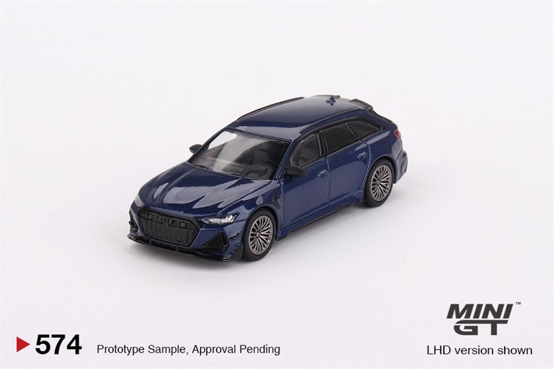  Mô hình xe ABT Audi RS6-R Navarra Blue Metallic tỉ lệ 1:64 MiniGT MGT00574-CH 