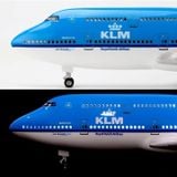  Mô hình máy bay KLM Royal Dutch Airlines Boeing B747 1:130 có đèn led tự động theo tiếng vỗ tay hoặc chạm MB47032 