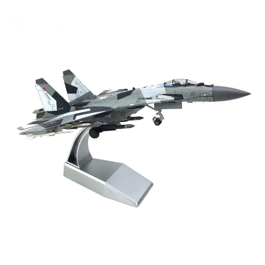 Mô hình máy bay chiến đấu Su-35 BBC POCCNN No.21 tỉ lệ 1:100 Ns models MBQS019