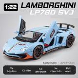  Mô hình xe Lamborghini LP780 Svj tỉ lệ 1:22 Alloy Model OT424 