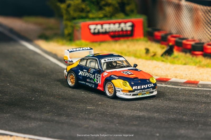  Mô hình xe Porsche 911 GT2 24h LE MANS 1995 #91 tỉ lệ 1:64 Tarmac Works T64S-004-REP 