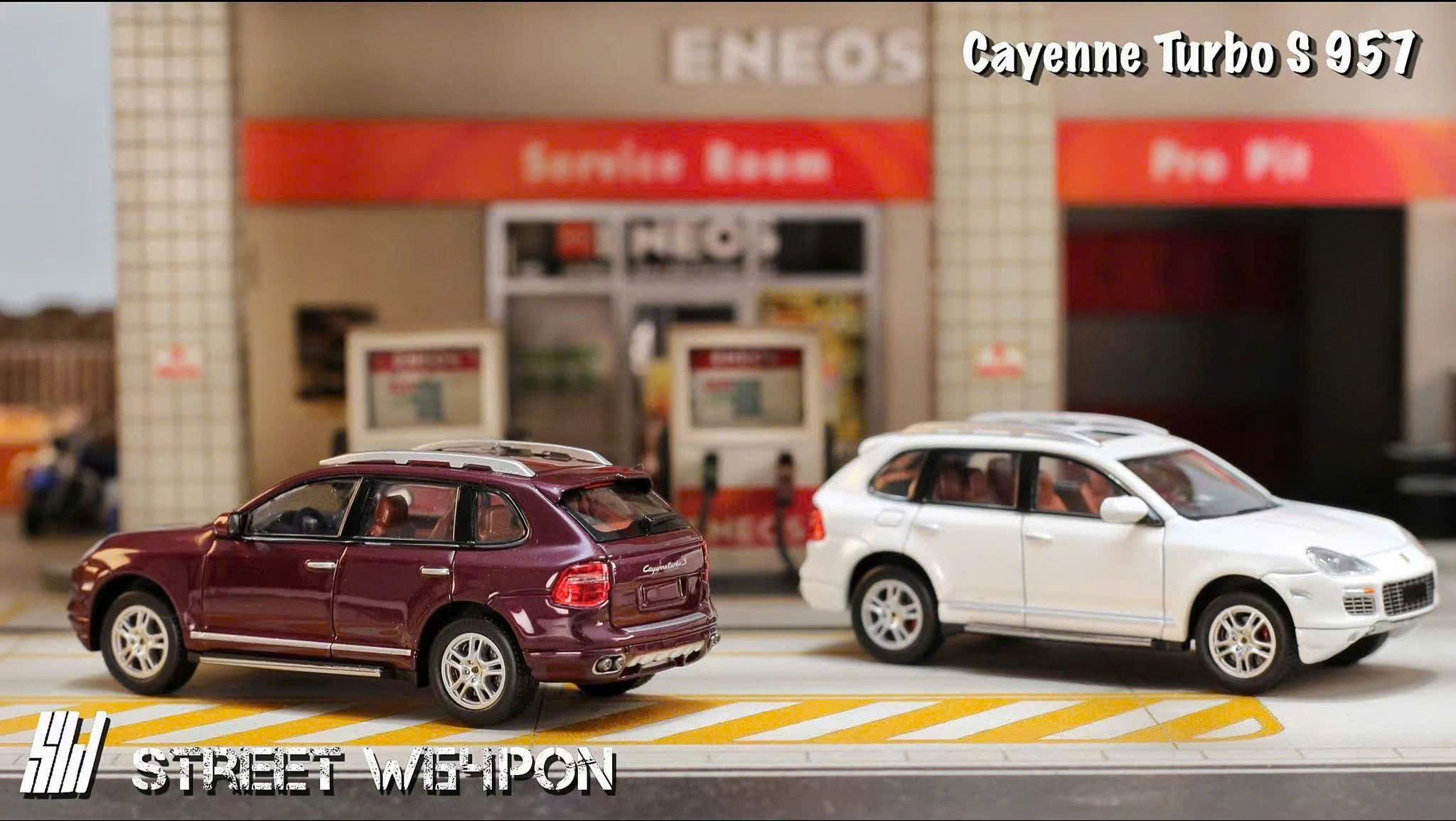  Mô hình xe Porsche Cayenne Turbo S 957 tỉ lệ 1:64 Street Weapon OT64461 