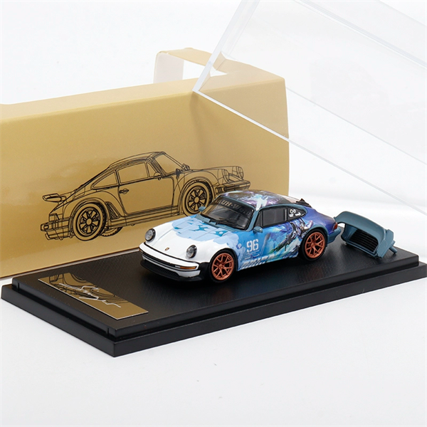 Mô hình Porsche 911 Singer Turbo Study 930 tỉ lệ 1:64 Rhino Model OT64053 